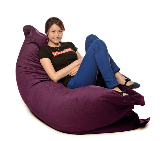 purple velvet bean bag malaysia freeasy